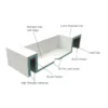 Verbier Freestanding Wash Basin With Ledge